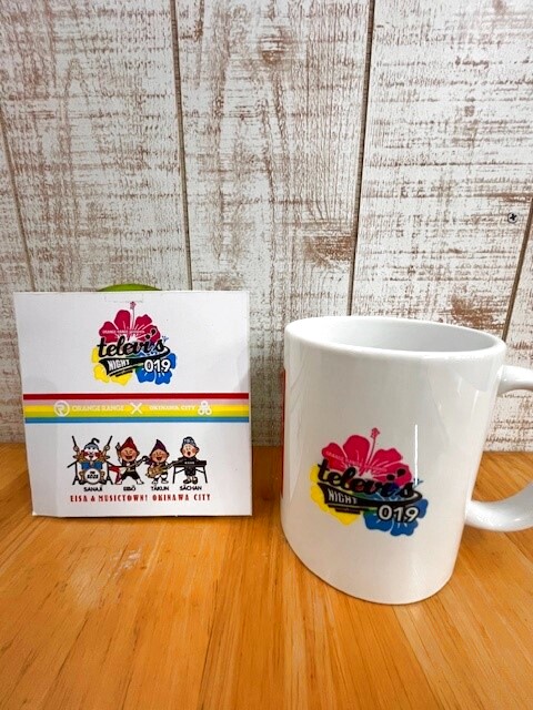 画像1: ORANGE RANGE　presents　televi's Night019×沖縄市コラボマグカップ（シール付き） (1)